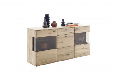 Sideboard GIRONA T02 Balkeneiche in Kristalleiche geölt